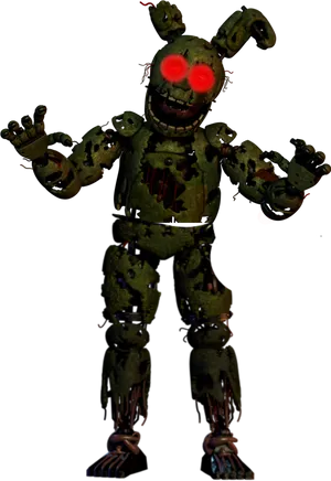 Springtrap F N A F Character PNG Image