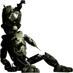 William Afton - Salvage Springtrap Full Body, HD Png Download PNG image with transparent background