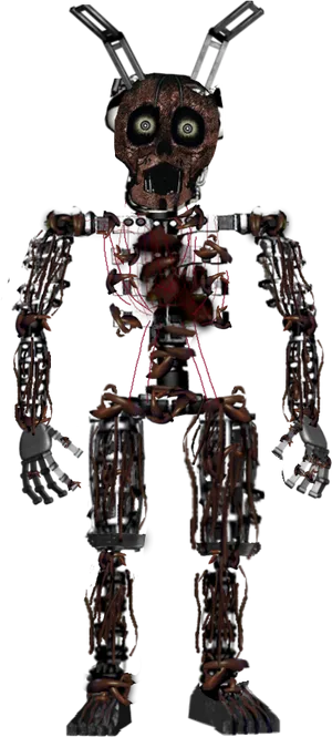 Springtrap F N A F Character Render PNG Image