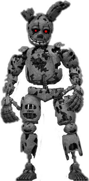 #freetoedit #springtrap #fnaf #into #madness Scary - Fnaf Vr Springtrap Full Body, HD Png Download PNG image with transparent background