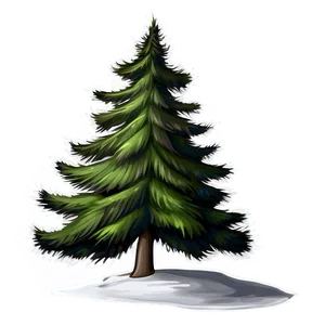 Spruce Tree Line Art Png 20 PNG Image