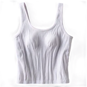 Square Neck White Tank Top Png Gbj81 PNG Image