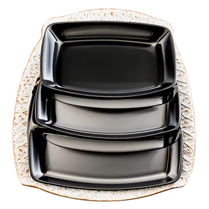 Square Shaped Dish Set Png Kie71 PNG Image