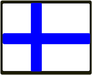 Square,angle,symmetry - Flag Of Finland, HD Png Download PNG image with transparent background
