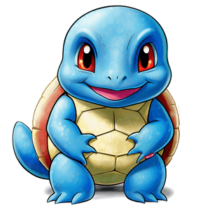 Squirtle Pokemon Fan Art PNG 05212024 PNG image with transparent background