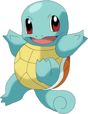 Squirtle Pokemon Png By Megbeth - Gen 1 Starter Pokemon Png, Transparent Png PNG image with transparent background