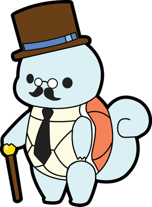 Squirtle With Top Hat, HD Png Download PNG image with transparent background