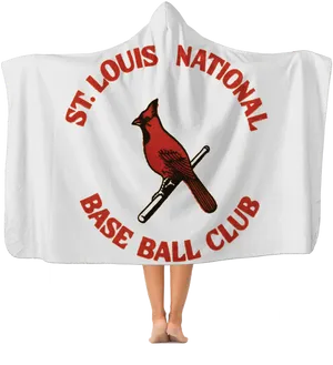 St Louis Baseball Club Cardinal Blanket PNG Image