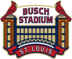 St Louis Cardinals Busch Stadium Logo PNG Image