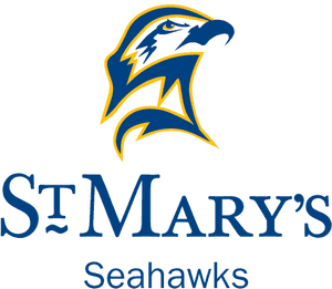 Full Color Navy Text, Png - St Mary's Seahawks Logo PNG image with transparent background