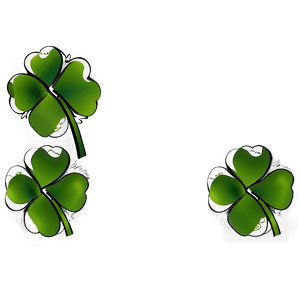 St. Patrick's Day Clover PNG tqs3 PNG