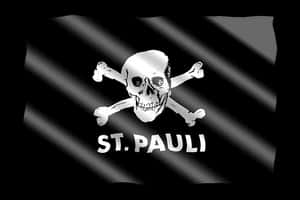 St Pauli Skull Flag Football Fandom PNG image with transparent background