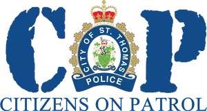 St Thomas Police Citizens On Patrol Logo PNG Image