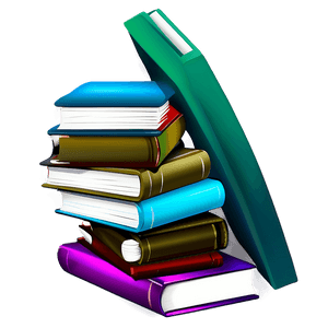 Stack of Books PNG ant38 PNG image with transparent background