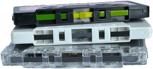 Stack Of Cassette Tapes, HD Png Download PNG with transparent background