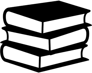 Book Stack Clipart Black And White, HD Png Download PNG image with transparent background