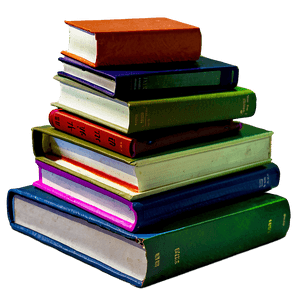 Stacked Books Image PNG 05252024 PNG image with transparent background