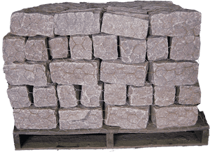 Stacked Cobblestone Pallet PNG