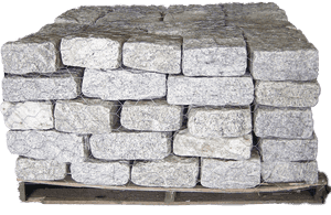 Stacked Cobblestone Pallet PNG