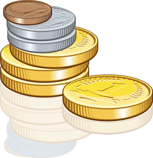 Coin Clip Art - Clipart Coins, HD Png Download PNG with transparent background