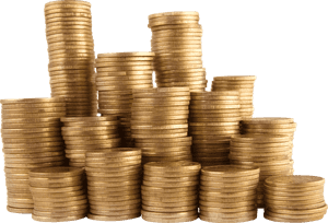 Golden Coins - Coins Transparent Png, Png Download PNG with transparent background