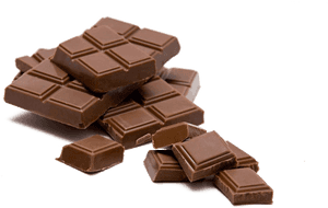 Stacked Milk Chocolate Bars PNG image with transparent background
