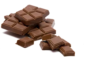 Stacked Milk Chocolate Bars PNG Image