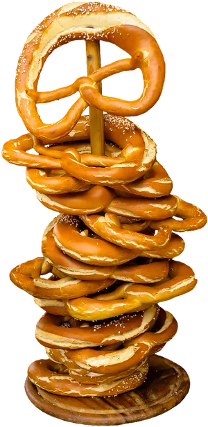 Stacked Pretzels Tower.png PNG Image