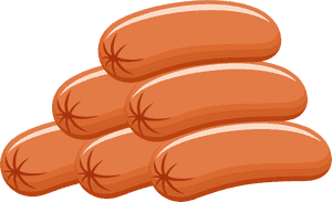 Sausage Clipart Winnie - Sausages Clipart, HD Png Download PNG with transparent background