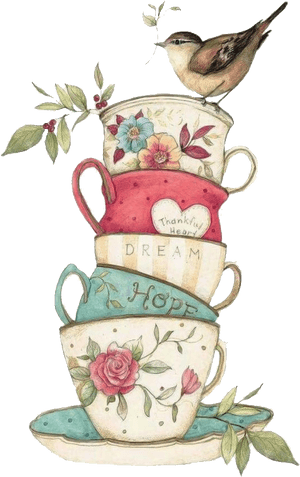 Чашки На Прозрачном Фоне - Vintage Tea Cup Png, Transparent Png PNG image with transparent background
