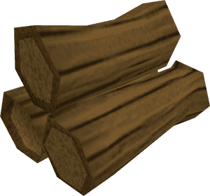 Stacked Wooden Logs3 D Render PNG with transparent background