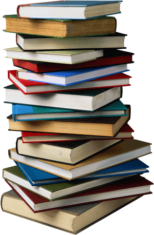 Book Library Stack Bellaire City Library Central Library - Transparent Background Stack Of Books, HD Png Download PNG
