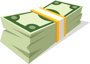 Vector Stock Collection Of High Quality Free Cliparts - Cartoon Money Stack Png, Transparent Png PNG