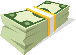 Stackof Cash Illustration PNG Image