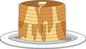 Graphic, Pancakes, Breakfast, Food, Morning, Flap Jacks - Animation Of Pancakes, HD Png Download PNG image with transparent background