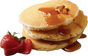 Transparent Pancake Breakfast Png - Pancakes And Fresh Fruit, Png Download PNG image with transparent background