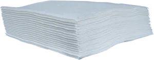 Stackof White Napkins PNG Image