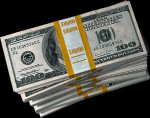 Stackof100 Dollar Bills PNG
