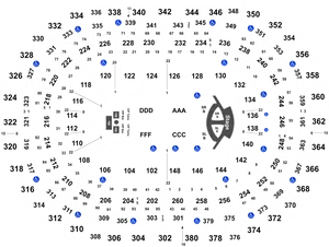 Stadium Seating Chart Diagram PNG Image