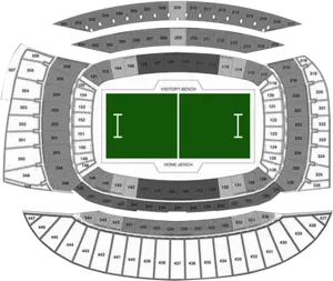 Stadium Seating Plan PNG Image