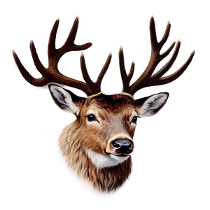 Stag Deer Illustration Png Fso36 PNG Image