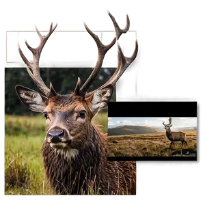 Stag Wildlife Photography Png Uuf PNG Image