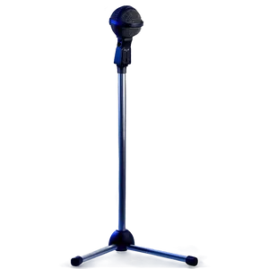 Stage Microphone On Stand Png Khc54 PNG Image