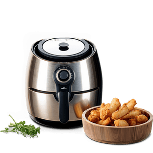 Stainless Steel Air Fryer PNG nvq PNG