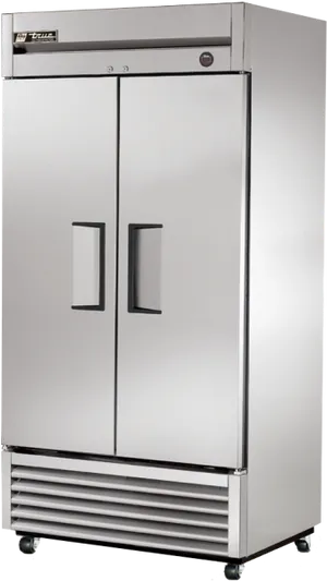 Stainless Steel Commercial Refrigerator PNG Image