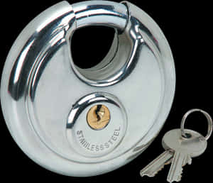 Padlock Png Image - Lock Round, Transparent Png PNG with transparent background