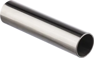 Stainless Steel Metal Pipe PNG Image