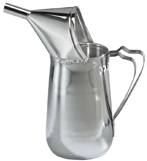 Stainless Steel Oil Can Pitcher PNG Image