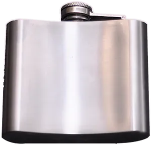 Stainless Steel Pocket Flask PNG Image