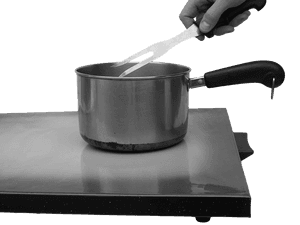 Stainless Steel Potwith Tongs PNG